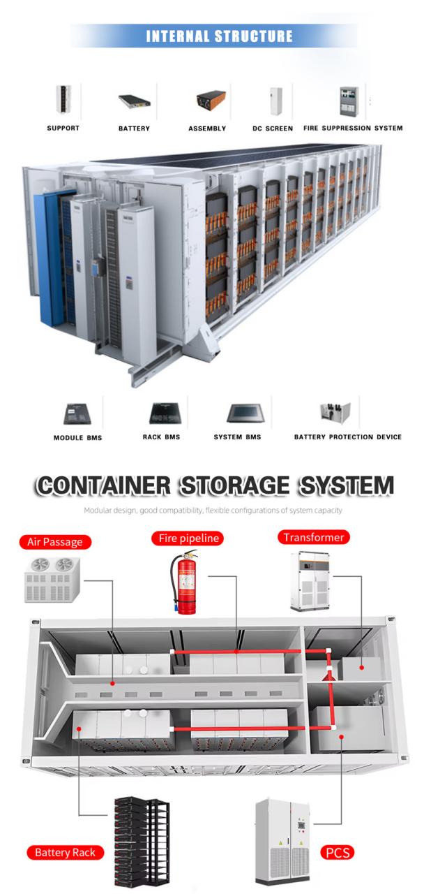Large Energy Storage Photovoltaic Container 1MWH 2O 40 Feet High 1500V High-Temperature BMS PCS Bus Cabinet Lifepo4 Battery Air