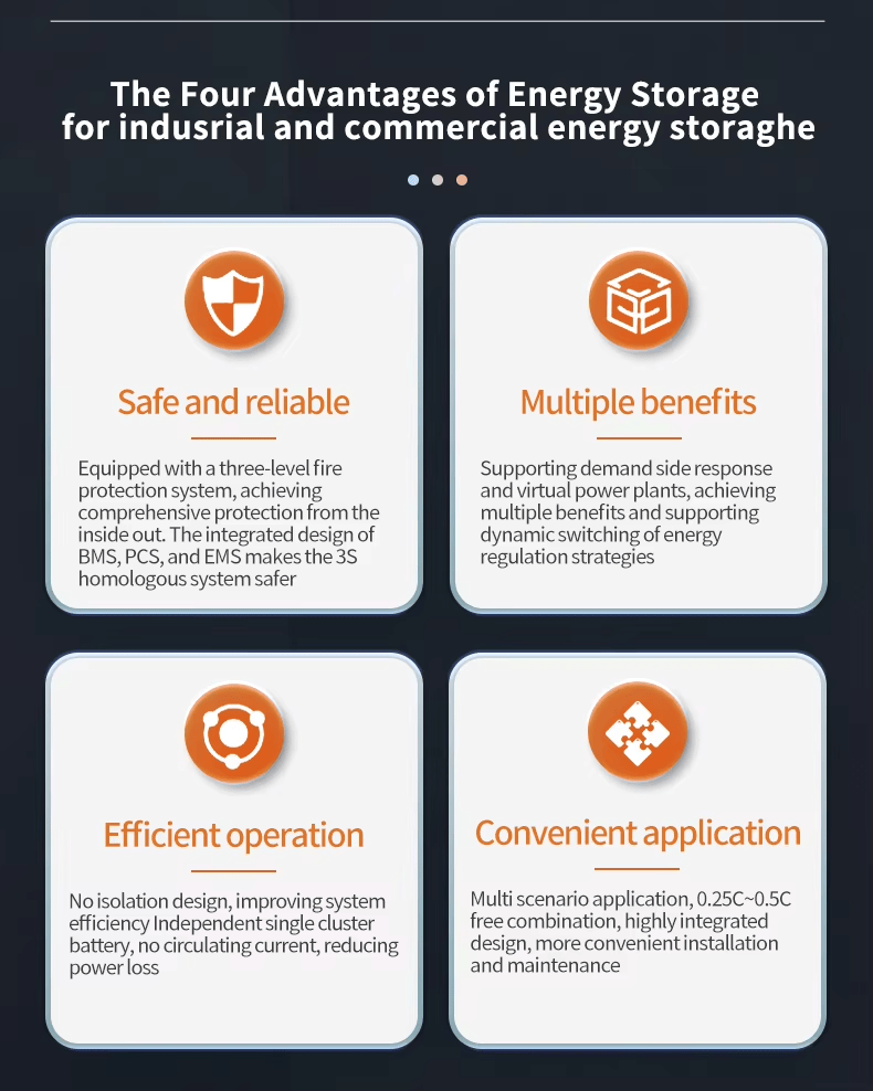 Industrial & Commercial Hybrid Solar Energy Storage System 100kw 200kw 300kw All-In-One Home Solar Power System