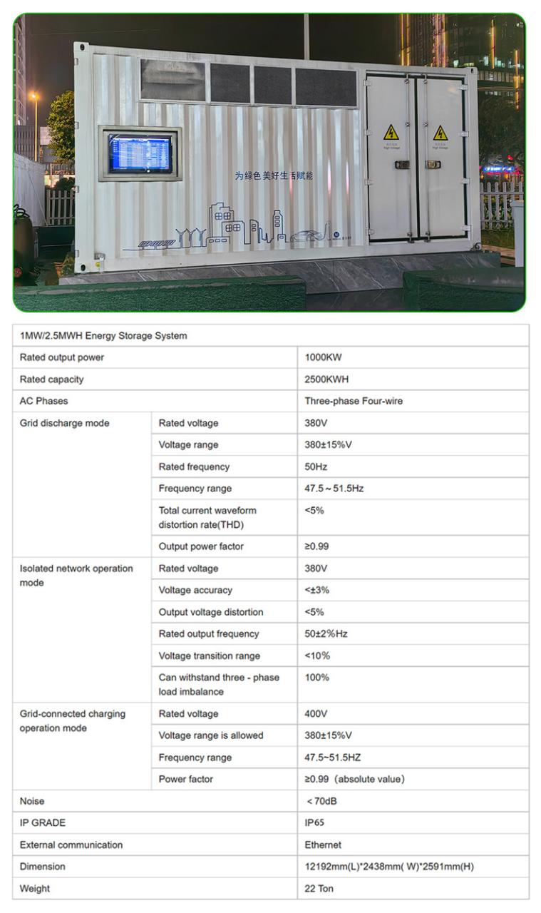 Large Energy Storage Photovoltaic Container 1MWH 2O 40 Feet High 1500V High-Temperature BMS PCS Bus Cabinet Lifepo4 Battery Air